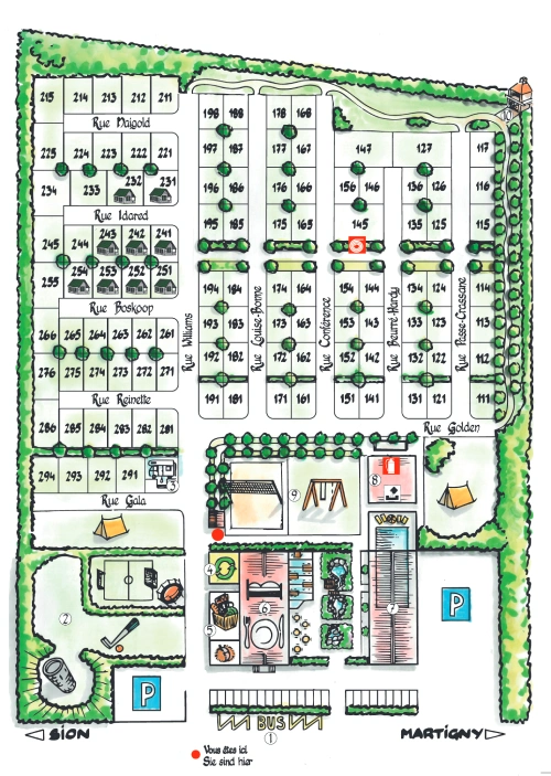 plan sur mesure Vaud camping