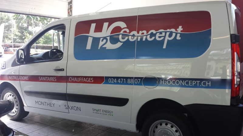 hbillage véhicule d'entreprise Vaud