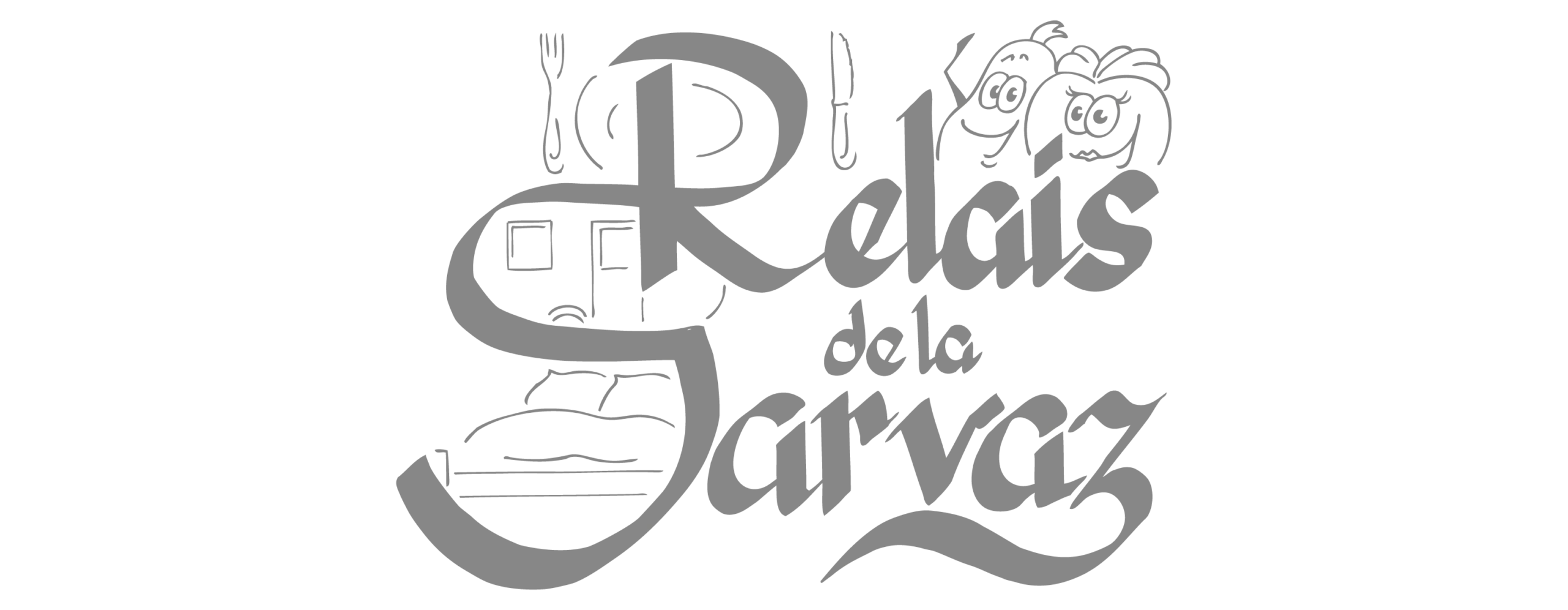Adaptation de logo et signalétique pour le Relais de la Sarvaz, spécialiste en impression et graphisme dans le Chablais