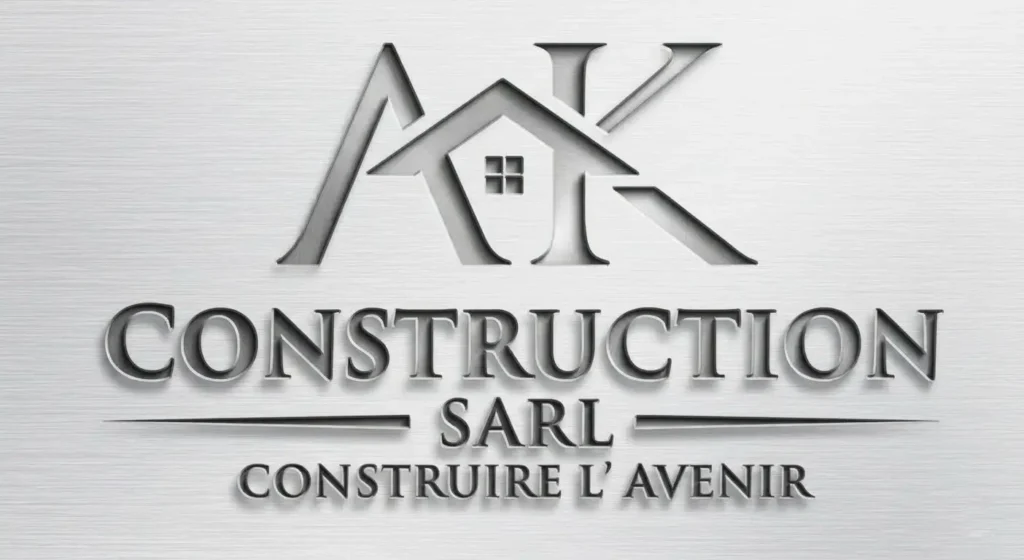 logo AK Construction création logo entreprise chablais